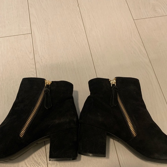 Cole Haan Saylor Grnd Botie II Boots Black Suede Size 6.5B - Picture 4 of 10